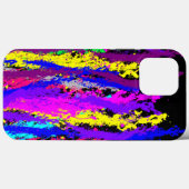 Étui Neon Paint Splatter Case-Mate pour iPhone (Verso (horizontal))