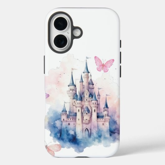 Étui Otterbox iPhone 16 Design Château Magique (Verso)