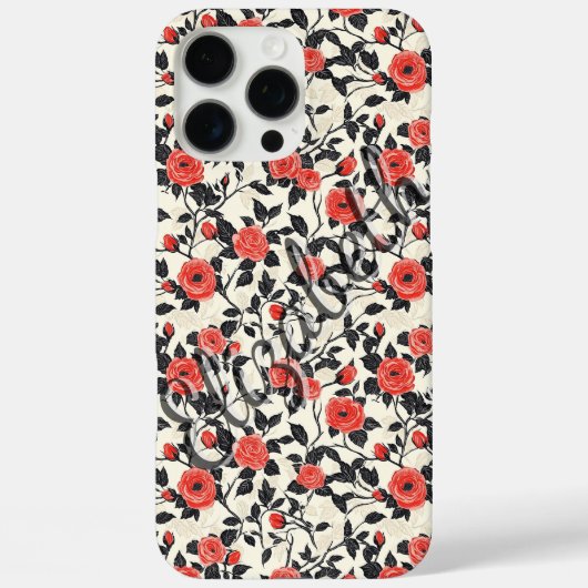 Étui Personnalisable Boho Rose pour iPhone pour Ad (Verso)