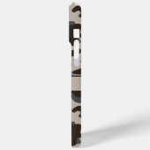 Étui personnalisé camouflage marron et gris Case-M (Verso / Gauche)