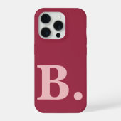 Étui personnalisé pour iPhone avec monogramme, cad (Verso)