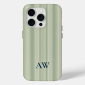 Étui personnalisé pour iPhone avec monogramme, cad (Verso)