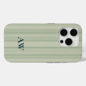 Étui personnalisé pour iPhone avec monogramme, cad (Verso (horizontal))