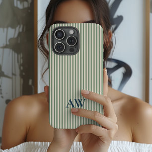 Étui personnalisé pour iPhone avec monogramme, cad