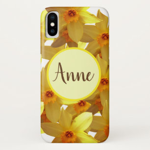 Étui personnalisé pour iPhone Fleurs de jonquilles