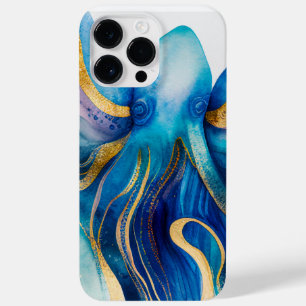 Étui Pieuvre Or Turquoise Bleu Case-Mate iPhone 14