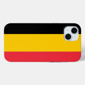 Étui pour Apple iPhone 15 Plus, drapeau de la Belg (Verso (horizontal))