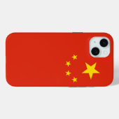 Étui pour Apple iPhone 15 Plus, drapeau de la Chin (Verso (horizontal))