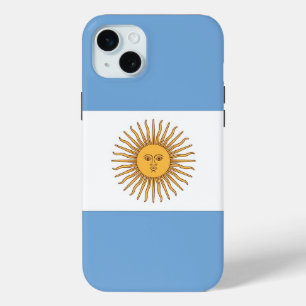 Étui pour Apple iPhone 15 Plus, drapeau de l'Argen