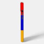 Étui pour Apple iPhone 15 Plus, drapeau de l'Armén (Verso / Gauche)
