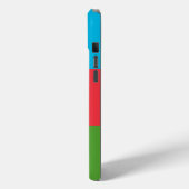 Étui pour Apple iPhone 15 Plus, drapeau de l'Azerb (Verso / Gauche)