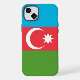Étui pour Apple iPhone 15 Plus, drapeau de l'Azerb