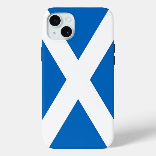 Étui pour Apple iPhone 15 Plus, drapeau de l'Écoss (Verso)