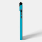 Étui pour Apple iPhone 15 Plus, drapeau des Bahama (Verso / Gauche)