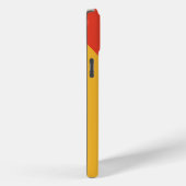 Étui pour Apple iPhone 15 Plus, drapeau du Bhoutan (Verso / Droite)