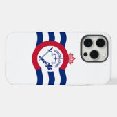 Étui pour Apple iPhone 15 Pro Max, Drapeau de Cinc (Verso Horizontal)