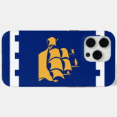 Étui pour Apple iPhone 15 Pro Max, drapeau de la v (Verso (horizontal))