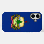 Étui pour Apple iPhone 16, drapeau de l'État du Ve (Verso (horizontal))