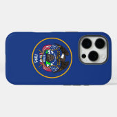 Étui pour Apple iPhone 16 Pro, ancien drapeau de l (Verso (horizontal))