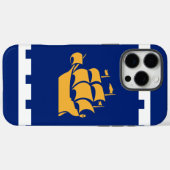 Étui pour Apple iPhone 16 Pro Max, drapeau de la v (Verso (horizontal))