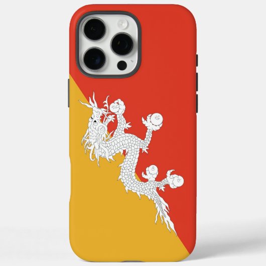 Étui pour Apple iPhone 16 Pro Max, drapeau du Bhou (Verso)