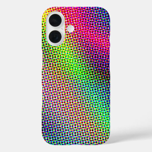 Étui pour Apple iPhone à mosaïque de points artist (Verso)