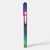 Étui pour Apple iPhone à mosaïque de points artist (Verso / Gauche)