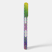 Étui pour Apple iPhone à mosaïque de points artist (Verso / Droite)