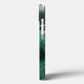 Étui pour iPad en géode de malachite (Verso / Gauche)