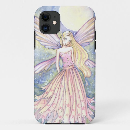 Étui pour iPad Mini avec jolie fée rose girly fant (Dos)
