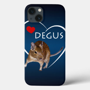 Étui pour iPad Mini Love Degus (Bleu clair/Bleu fo