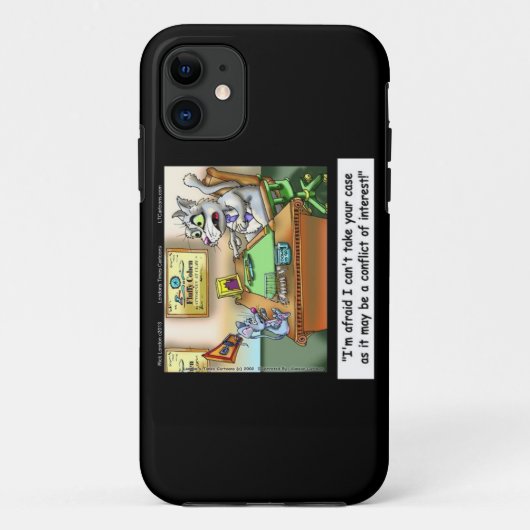 Étui pour iPhone5/5S "Fluffy Cohen" avocat chat dr (Dos)