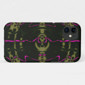 Étui pour iPhone5 Lumières Roses (Dos (Horizontal))