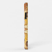 Étui pour iPhone 11 à texture de pierre gemme marr (Dos/Droite)