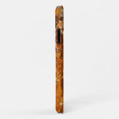 Étui pour iPhone 11 à texture de pierre gemme marr (Dos/Droite)