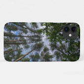 Étui pour iPhone 11 Arbres de forêt Ciel Bélarus N (Dos (Horizontal))