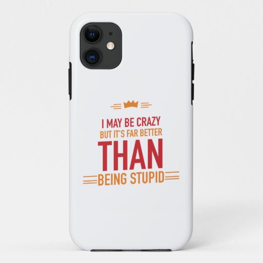 Étui pour iPhone 11 avec l'inscription 'Je suis pe (Dos)