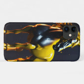 Étui pour iPhone 11 avec logo de cheval Barely The (Dos (Horizontal))