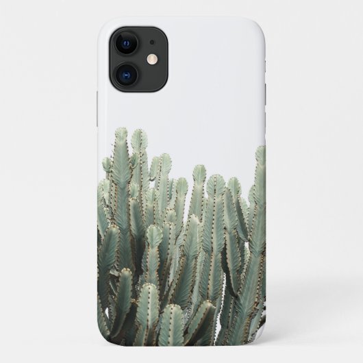 Étui pour iPhone 11 avec plante succulente verte p (Dos)