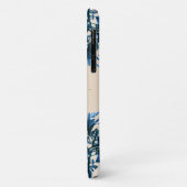 Étui pour iPhone 11 Feuilles de Poivrier Bleu (Dos/Gauche)