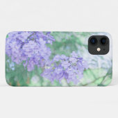 Étui pour iPhone 11 Fleur de Jacaranda Violet Clai (Dos (Horizontal))