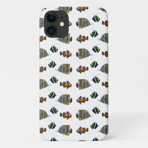 Étui pour iPhone 11 Folie de poissons tropicaux (c