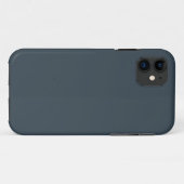 Étui pour iPhone 11 gris charbon résistant (Dos (Horizontal))