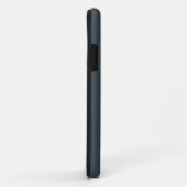 Étui pour iPhone 11 gris charbon résistant (Dos/Droite)