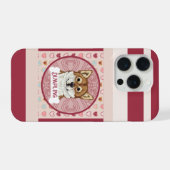 Étui pour iPhone 11 Pro au nom de Shiba Inu Valent (Verso Horizontal)