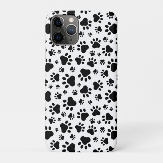 Étui pour iPhone 11 Pro Paw Prints (Dos)