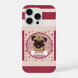 Étui pour iPhone 11 Pro Pug Valentine Heart