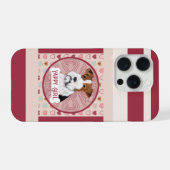 Étui pour iPhone 11 Pro Wire Fox nom Valentine Hea (Verso Horizontal)