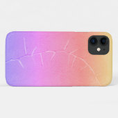 Étui pour iPhone 11 Purple Twig Concrete Fever Tre (Dos (Horizontal))