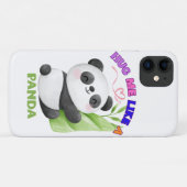 Étui pour iPhone 11 – Serre-moi comme un panda 🐼 (Dos (Horizontal))
